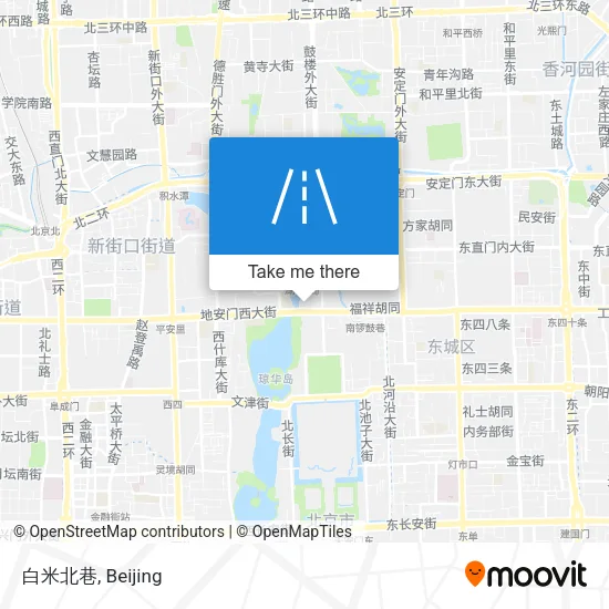 白米北巷 map