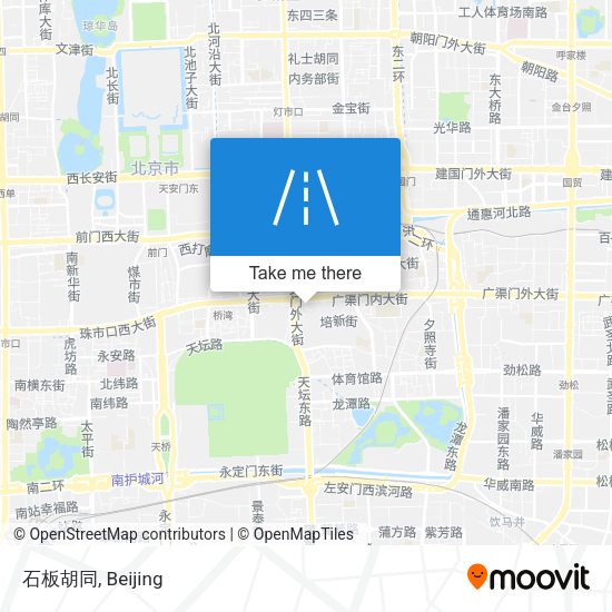 石板胡同 map