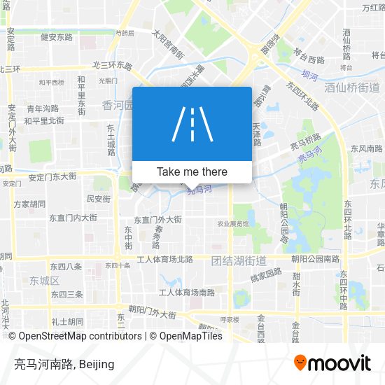 亮马河南路 map