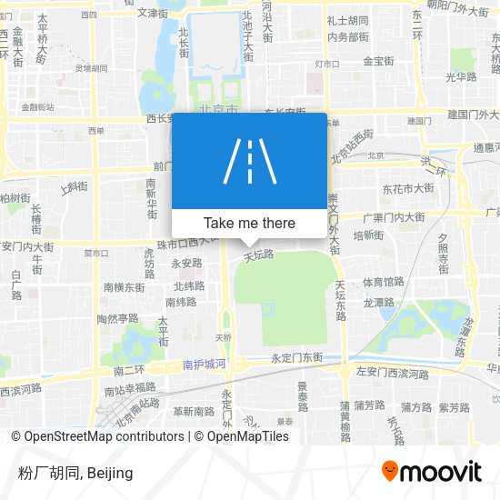粉厂胡同 map