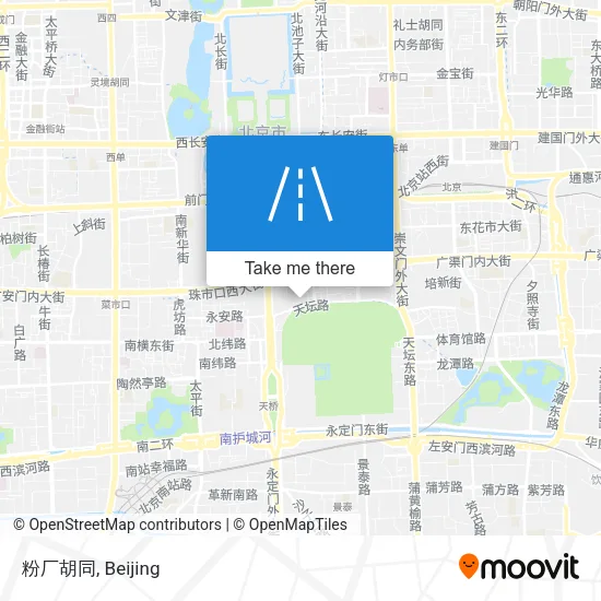粉厂胡同 map