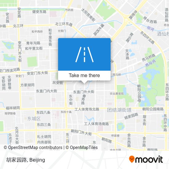 胡家园路 map