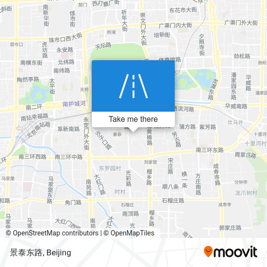 景泰东路 map