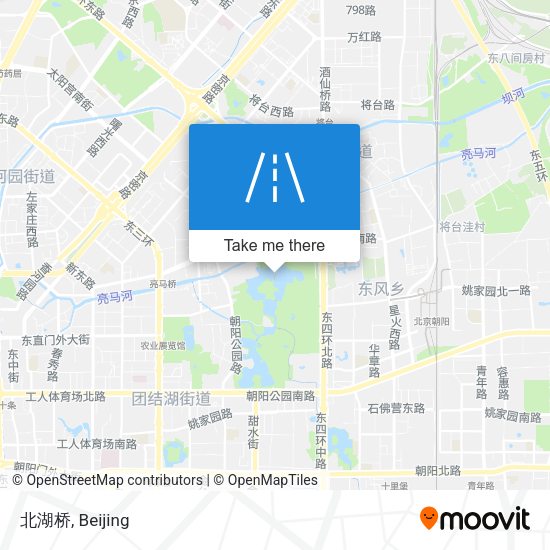 北湖桥 map