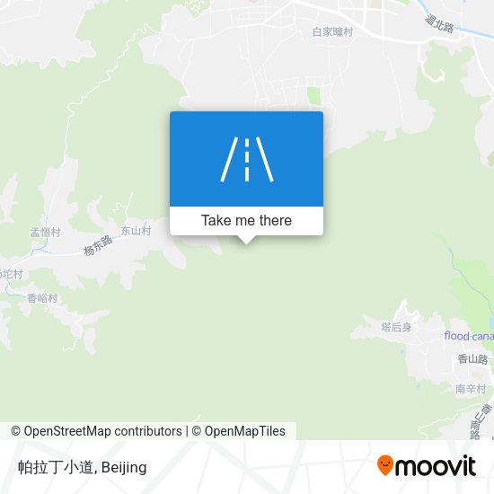 帕拉丁小道 map