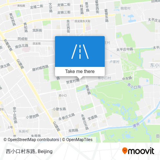 西小口村东路 map