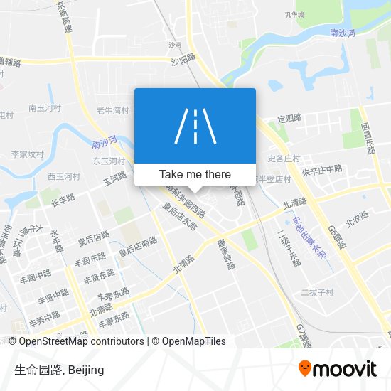生命园路 map