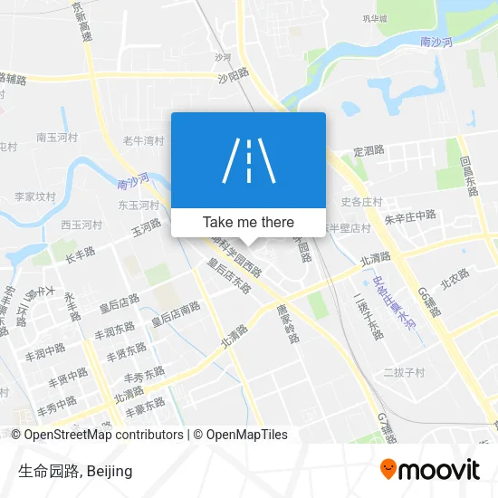 生命园路 map