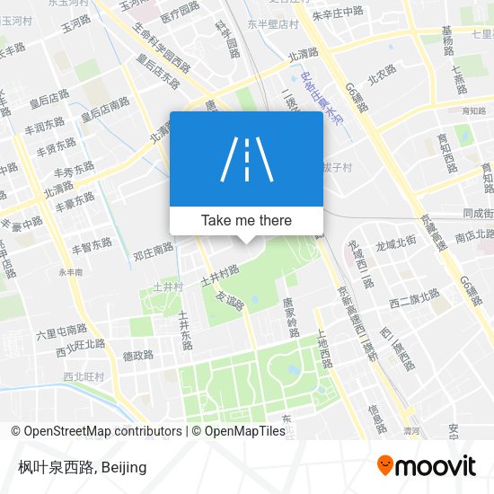 枫叶泉西路 map