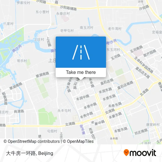 大牛房一环路 map