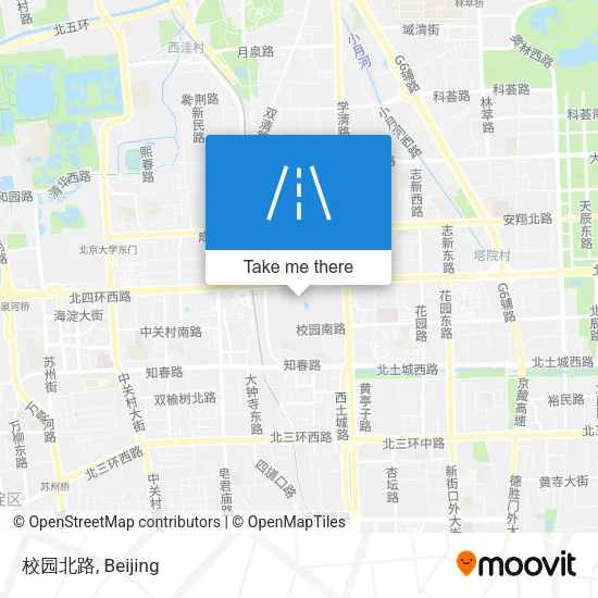 校园北路 map