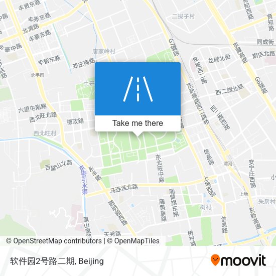 软件园2号路二期 map