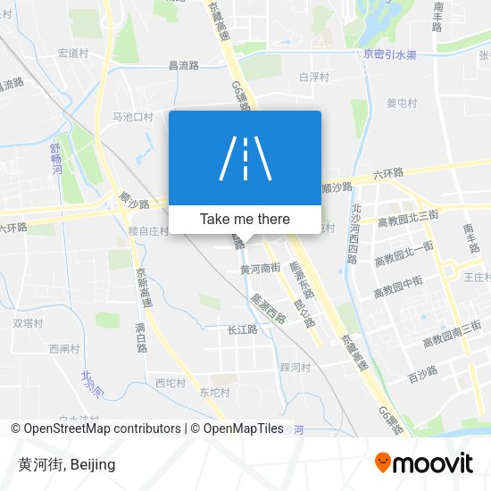 黄河街 map