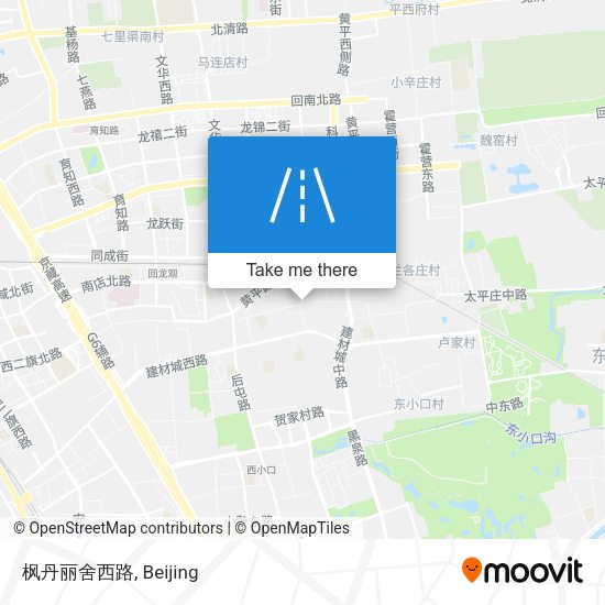 枫丹丽舍西路 map
