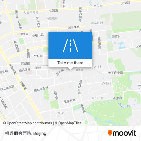 枫丹丽舍西路 map