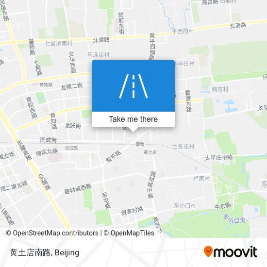 黄土店南路 map