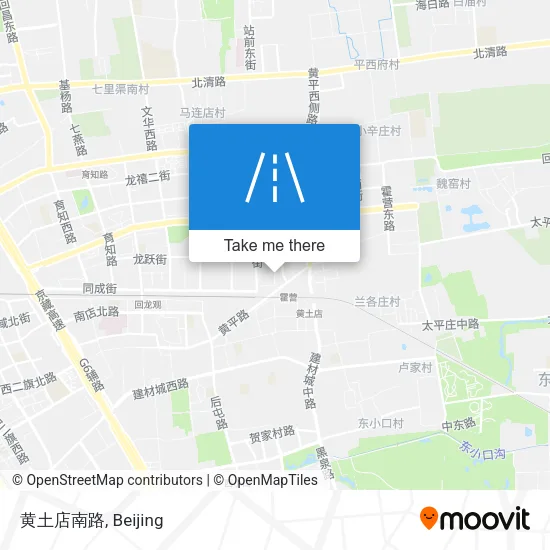 黄土店南路 map