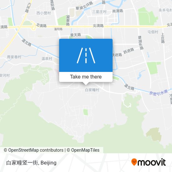 白家疃竖一街 map