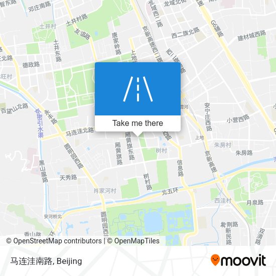 马连洼南路 map