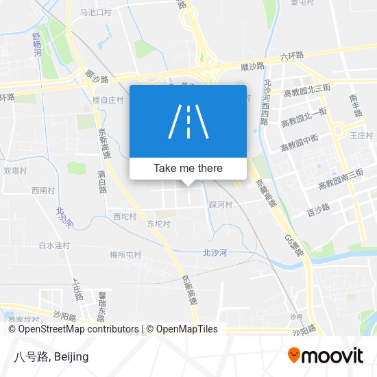 八号路 map