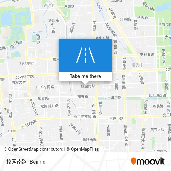 校园南路 map