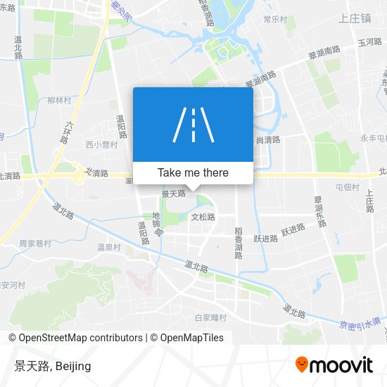 景天路 map