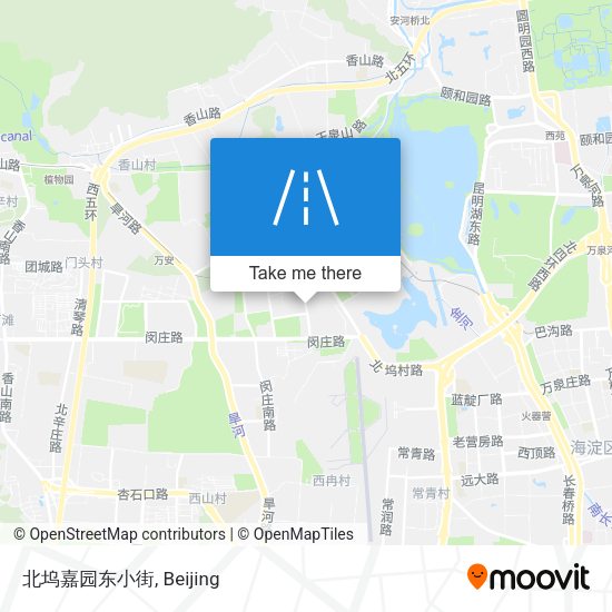 北坞嘉园东小街 map