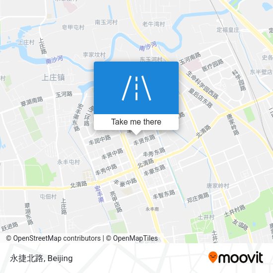 永捷北路 map