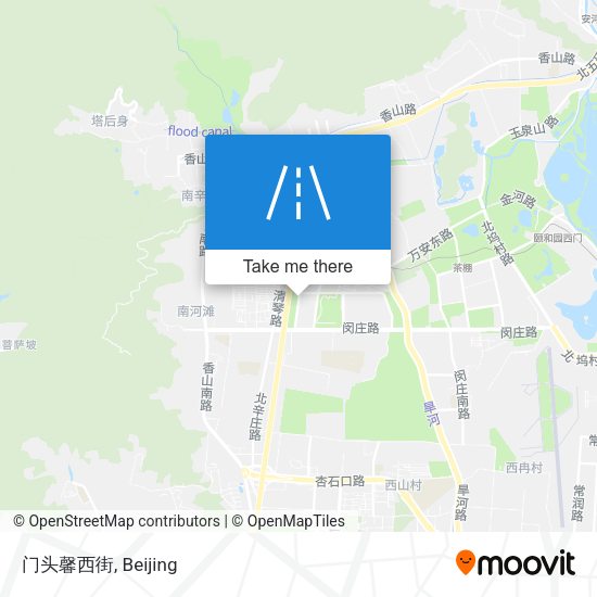 门头馨西街 map