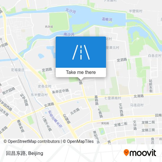 回昌东路 map