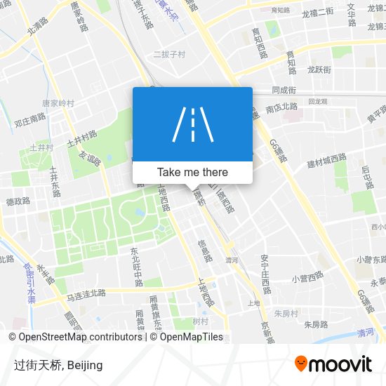 过街天桥 map