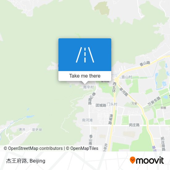杰王府路 map