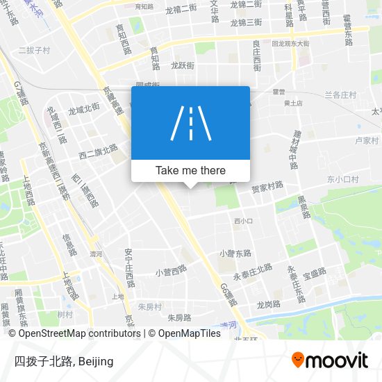四拨子北路 map