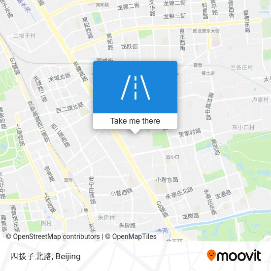 四拨子北路 map