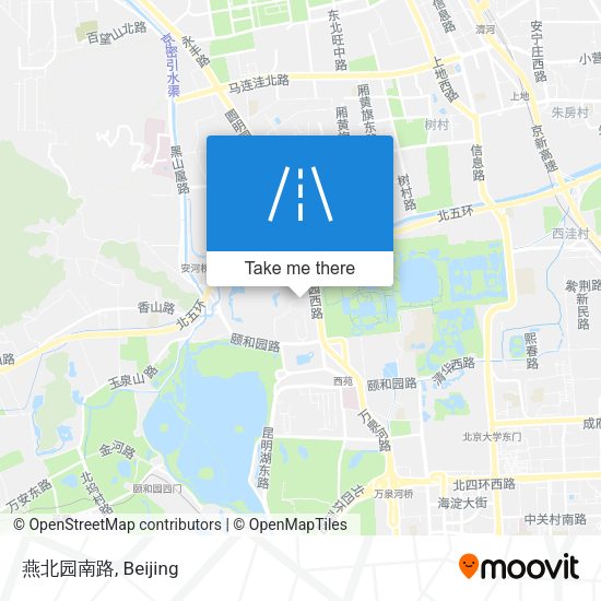 燕北园南路 map