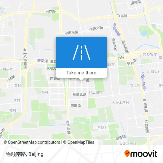 物顺南路 map