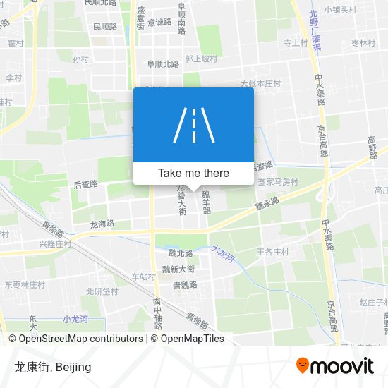 龙康街 map