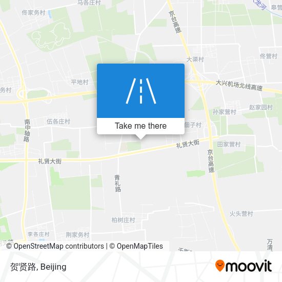 贺贤路 map
