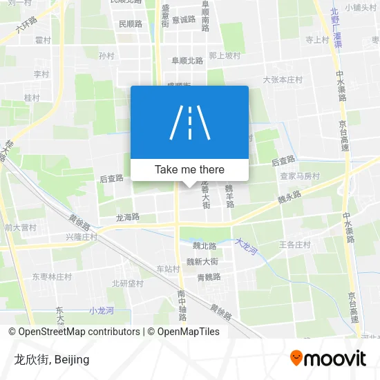 龙欣街 map