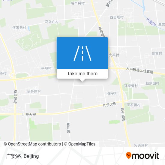 广贤路 map