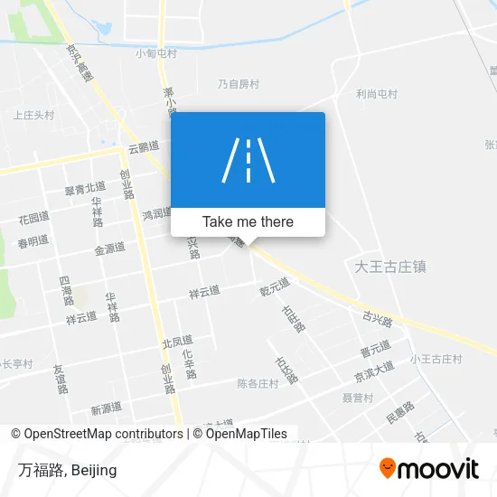 万福路 map