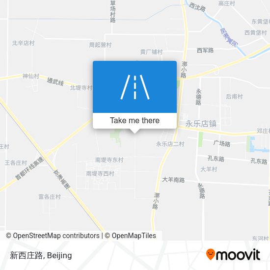 新西庄路 map