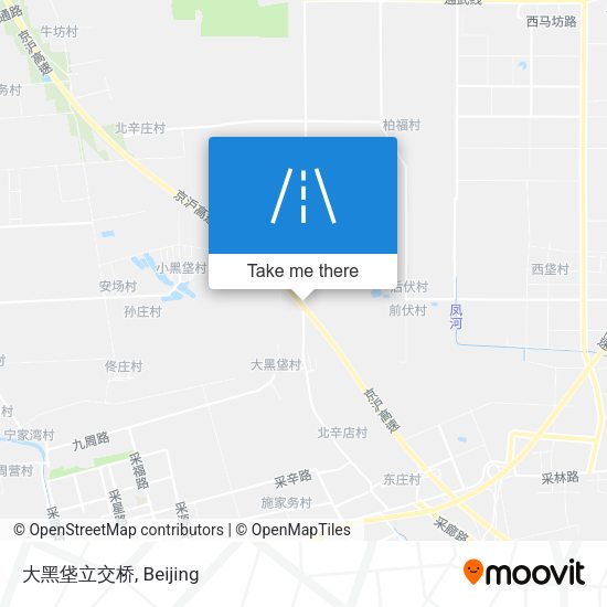 大黑垡立交桥 map