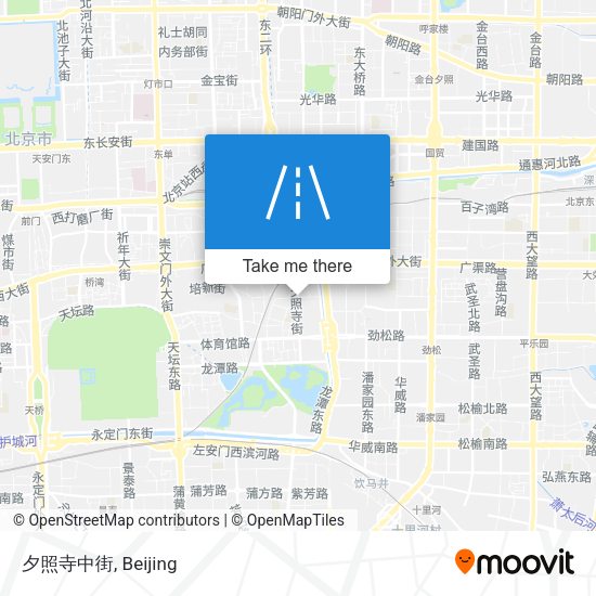 夕照寺中街 map