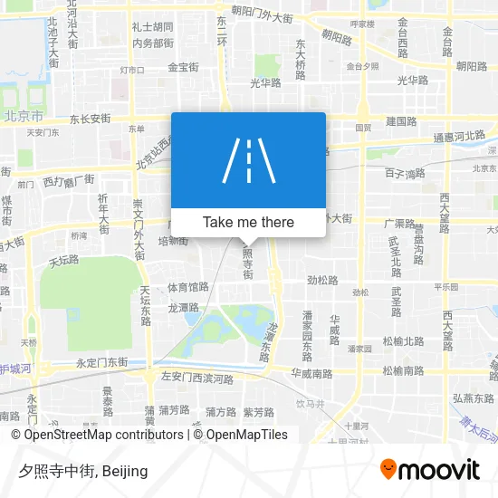 夕照寺中街 map