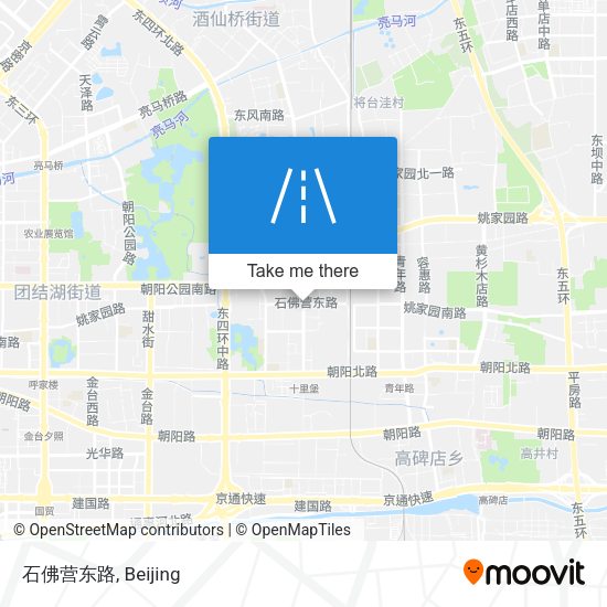石佛营东路 map