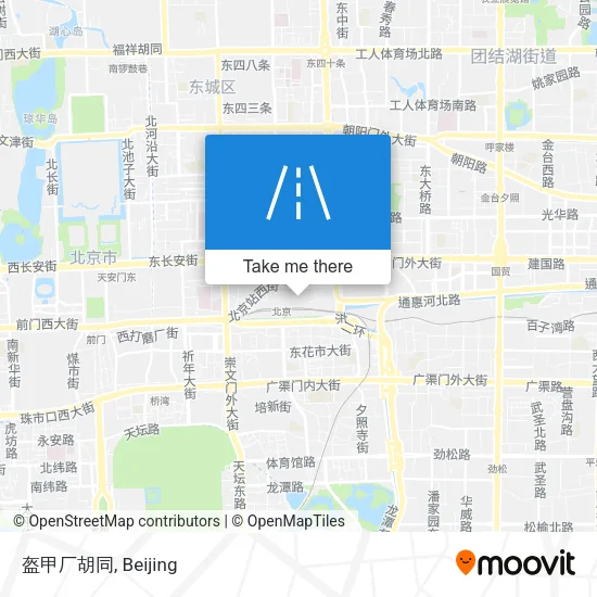 盔甲厂胡同 map