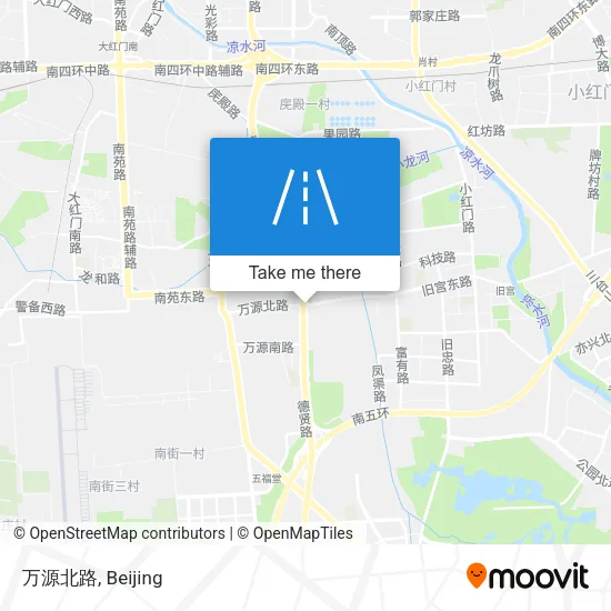 万源北路 map