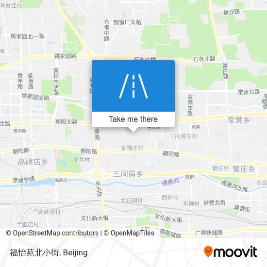 福怡苑北小街 map