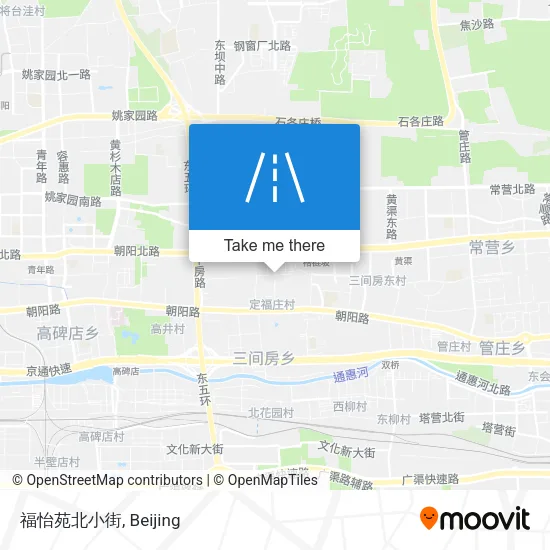 福怡苑北小街 map